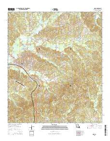 Many Louisiana Current topographic map, 1:24000 scale, 7.5 X 7.5 Minute, Year 2015