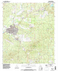 Many Louisiana Historical topographic map, 1:24000 scale, 7.5 X 7.5 Minute, Year 1994