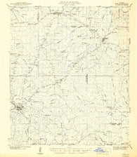 Many Louisiana Historical topographic map, 1:62500 scale, 15 X 15 Minute, Year 1942