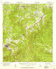 Many Louisiana Historical topographic map, 1:62500 scale, 15 X 15 Minute, Year 1957