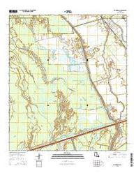 Maringouin Louisiana Current topographic map, 1:24000 scale, 7.5 X 7.5 Minute, Year 2015