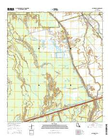 Maringouin Louisiana Current topographic map, 1:24000 scale, 7.5 X 7.5 Minute, Year 2015
