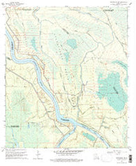 Maringouin NW Louisiana Historical topographic map, 1:24000 scale, 7.5 X 7.5 Minute, Year 1969