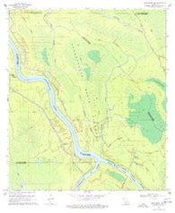 Maringouin NW Louisiana Historical topographic map, 1:24000 scale, 7.5 X 7.5 Minute, Year 1969