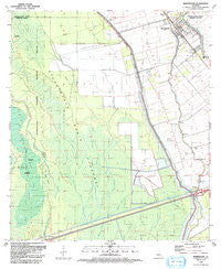 Maringouin Louisiana Historical topographic map, 1:24000 scale, 7.5 X 7.5 Minute, Year 1992