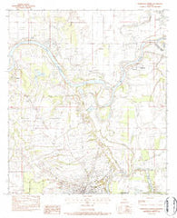 Marksville North Louisiana Historical topographic map, 1:24000 scale, 7.5 X 7.5 Minute, Year 1983