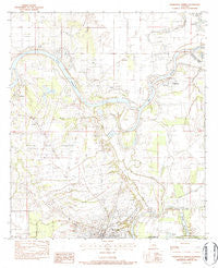 Marksville North Louisiana Historical topographic map, 1:24000 scale, 7.5 X 7.5 Minute, Year 1983
