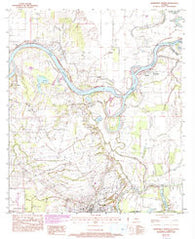 Marksville North Louisiana Historical topographic map, 1:24000 scale, 7.5 X 7.5 Minute, Year 1983