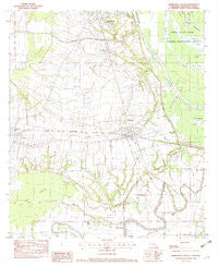 Marksville South Louisiana Historical topographic map, 1:24000 scale, 7.5 X 7.5 Minute, Year 1982