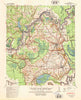 Marksville Louisiana Historical topographic map, 1:62500 scale, 15 X 15 Minute, Year 1940