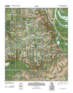 Marksville South Louisiana Historical topographic map, 1:24000 scale, 7.5 X 7.5 Minute, Year 2012