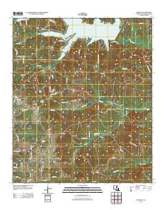 Marsalis Louisiana Historical topographic map, 1:24000 scale, 7.5 X 7.5 Minute, Year 2012