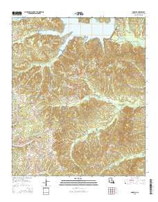 Marsalis Louisiana Current topographic map, 1:24000 scale, 7.5 X 7.5 Minute, Year 2015