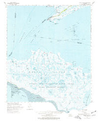 Marsh Island Louisiana Historical topographic map, 1:62500 scale, 15 X 15 Minute, Year 1968