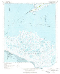 Marsh Island Louisiana Historical topographic map, 1:62500 scale, 15 X 15 Minute, Year 1968