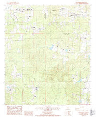 Marthaville Louisiana Historical topographic map, 1:24000 scale, 7.5 X 7.5 Minute, Year 1988