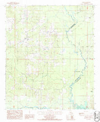Martin Louisiana Historical topographic map, 1:24000 scale, 7.5 X 7.5 Minute, Year 1986