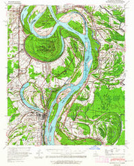 Mayersville Mississippi Historical topographic map, 1:62500 scale, 15 X 15 Minute, Year 1939