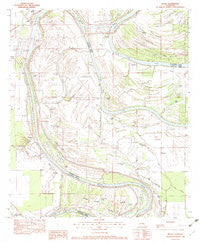 Mayna Louisiana Historical topographic map, 1:24000 scale, 7.5 X 7.5 Minute, Year 1982