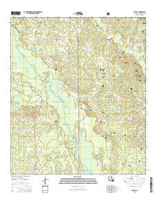 Melder Louisiana Current topographic map, 1:24000 scale, 7.5 X 7.5 Minute, Year 2015