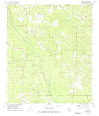 Melder Louisiana Historical topographic map, 1:24000 scale, 7.5 X 7.5 Minute, Year 1971