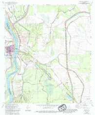 Melville Louisiana Historical topographic map, 1:24000 scale, 7.5 X 7.5 Minute, Year 1968