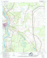 Melville Louisiana Historical topographic map, 1:24000 scale, 7.5 X 7.5 Minute, Year 1968