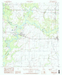 Mermentau Louisiana Historical topographic map, 1:24000 scale, 7.5 X 7.5 Minute, Year 1984