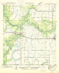 Mermentau Louisiana Historical topographic map, 1:31680 scale, 7.5 X 7.5 Minute, Year 1946