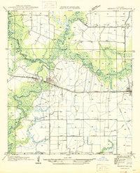 Mermentau Louisiana Historical topographic map, 1:31680 scale, 7.5 X 7.5 Minute, Year 1946