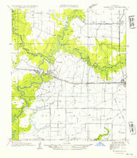 Mermentau Louisiana Historical topographic map, 1:31680 scale, 7.5 X 7.5 Minute, Year 1954