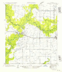 Mermentau Louisiana Historical topographic map, 1:31680 scale, 7.5 X 7.5 Minute, Year 1954