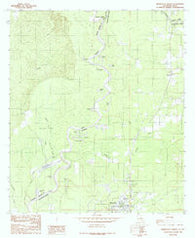 Merryville North Louisiana Historical topographic map, 1:24000 scale, 7.5 X 7.5 Minute, Year 1984