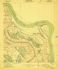Millikens Bend Louisiana Historical topographic map, 1:24000 scale, 7.5 X 7.5 Minute, Year 1909