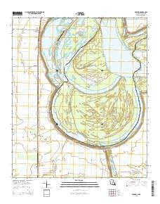 Millikin Louisiana Current topographic map, 1:24000 scale, 7.5 X 7.5 Minute, Year 2015