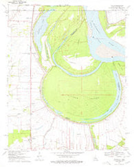 Millikin Louisiana Historical topographic map, 1:24000 scale, 7.5 X 7.5 Minute, Year 1970