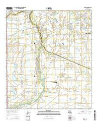Milton Louisiana Current topographic map, 1:24000 scale, 7.5 X 7.5 Minute, Year 2015