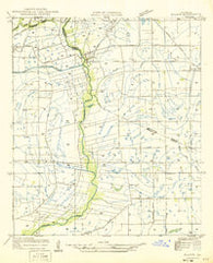 Milton Louisiana Historical topographic map, 1:31680 scale, 7.5 X 7.5 Minute, Year 1946
