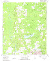 Minden North Louisiana Historical topographic map, 1:24000 scale, 7.5 X 7.5 Minute, Year 1981