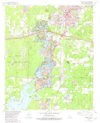 Minden South Louisiana Historical topographic map, 1:24000 scale, 7.5 X 7.5 Minute, Year 1981