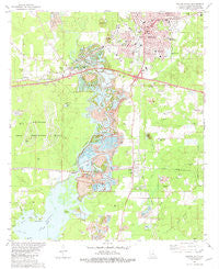 Minden South Louisiana Historical topographic map, 1:24000 scale, 7.5 X 7.5 Minute, Year 1981