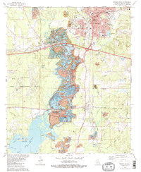 Minden South Louisiana Historical topographic map, 1:24000 scale, 7.5 X 7.5 Minute, Year 1981
