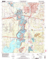 Minden South Louisiana Historical topographic map, 1:24000 scale, 7.5 X 7.5 Minute, Year 1998