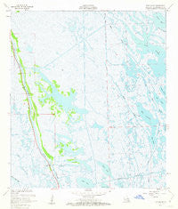 Mink Bayou Louisiana Historical topographic map, 1:24000 scale, 7.5 X 7.5 Minute, Year 1957