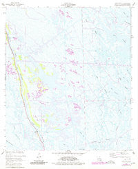Mink Bayou Louisiana Historical topographic map, 1:24000 scale, 7.5 X 7.5 Minute, Year 1957