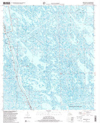 Mink Bayou Louisiana Historical topographic map, 1:24000 scale, 7.5 X 7.5 Minute, Year 1998