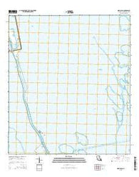 Mink Bayou Louisiana Current topographic map, 1:24000 scale, 7.5 X 7.5 Minute, Year 2015
