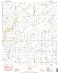 Mire Louisiana Historical topographic map, 1:24000 scale, 7.5 X 7.5 Minute, Year 1983