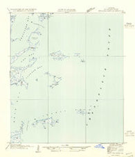 Mitchell Keys Louisiana Historical topographic map, 1:31680 scale, 7.5 X 7.5 Minute, Year 1954
