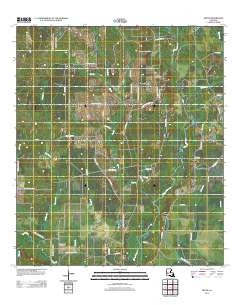 Mittie Louisiana Historical topographic map, 1:24000 scale, 7.5 X 7.5 Minute, Year 2012
